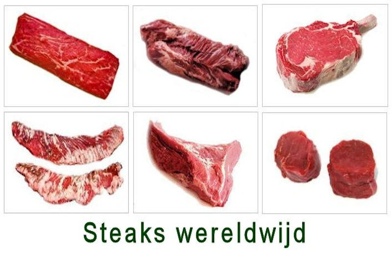 Steaks wereldwijd