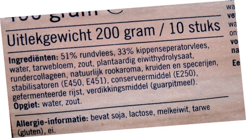 E-nummers