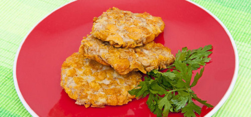 Kip krokant schnitzel