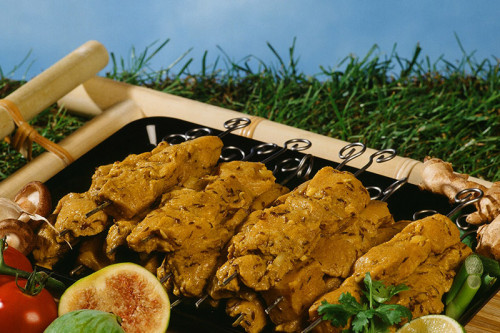 Curry’s kalfsspiezen