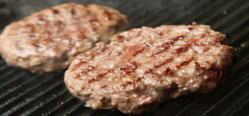 Zelf gemaakte hamburgers