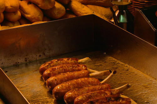 Nederlandse Barbecueworstjes met handvat