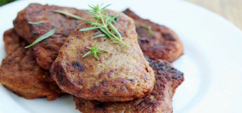 Ongepaneerde schnitzel