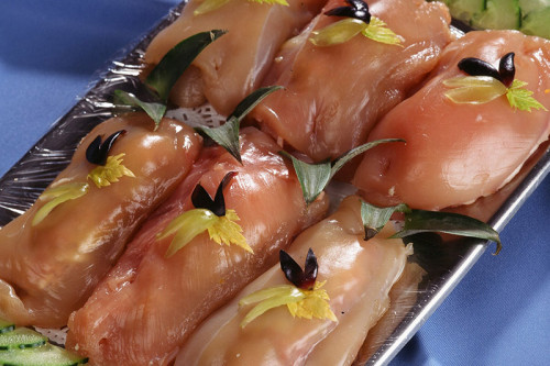 Kalkoen cordon bleu met gehakt, rauwe ham en prei vulling