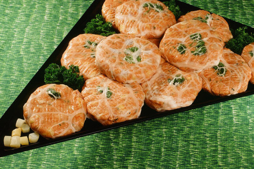 Asperge-ham-kaas schijf in crepinette