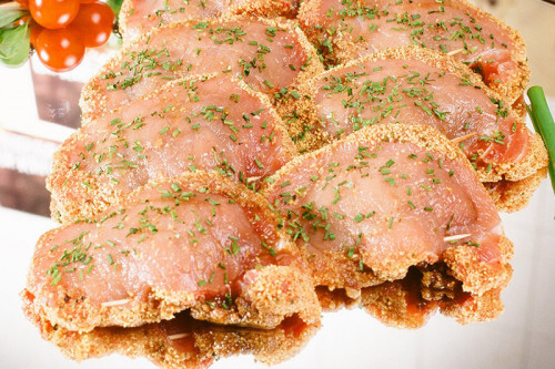 Cordon bleu met lichtgedroogde rauwe hamvulling