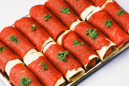 Hongaarse paardenvlees rolletjes met bieslook en paprika