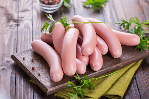 Asperge barbecueworstjes met ham en kaas