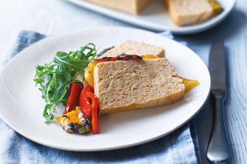 Linzenpaté met paprika en geitenkaas