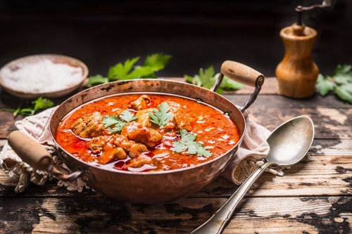 Kastanjegoulash met kalfsvlees