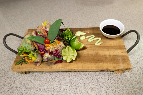 Springrolls met Japanse ketjap- en wasabisaus