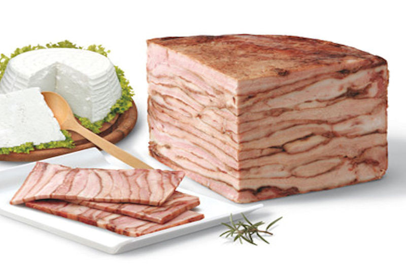 Ciccioli di pancetta a fette