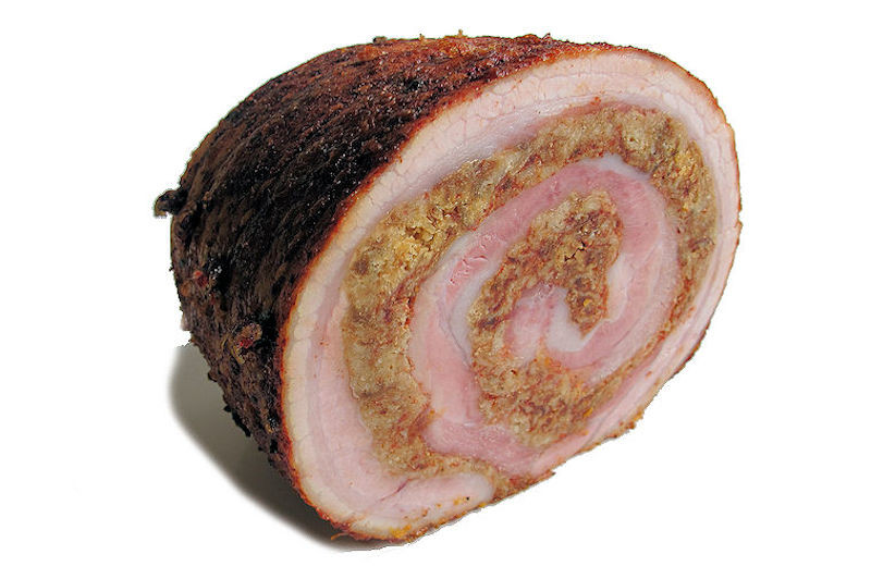 Grilspek met ui