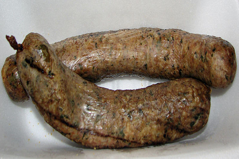 Boudin blanc fume