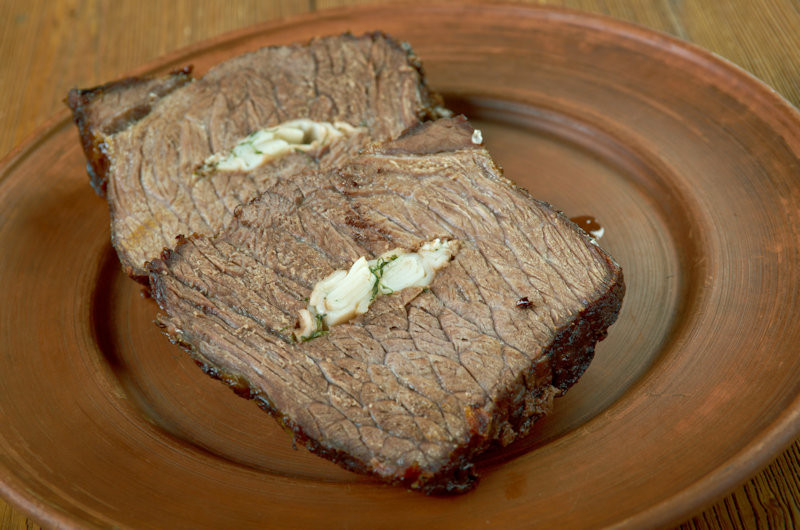 Carpet bag steak