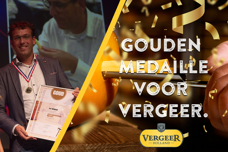 Gouden medaille voor Dennis Vergeer bij prijsuitreiking NNKC!