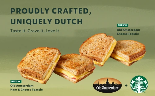 Starbucks en Old Amsterdam smelten samen