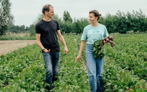 Crisp zet in op regenera­tief geteelde ‘No Shit’ groenten