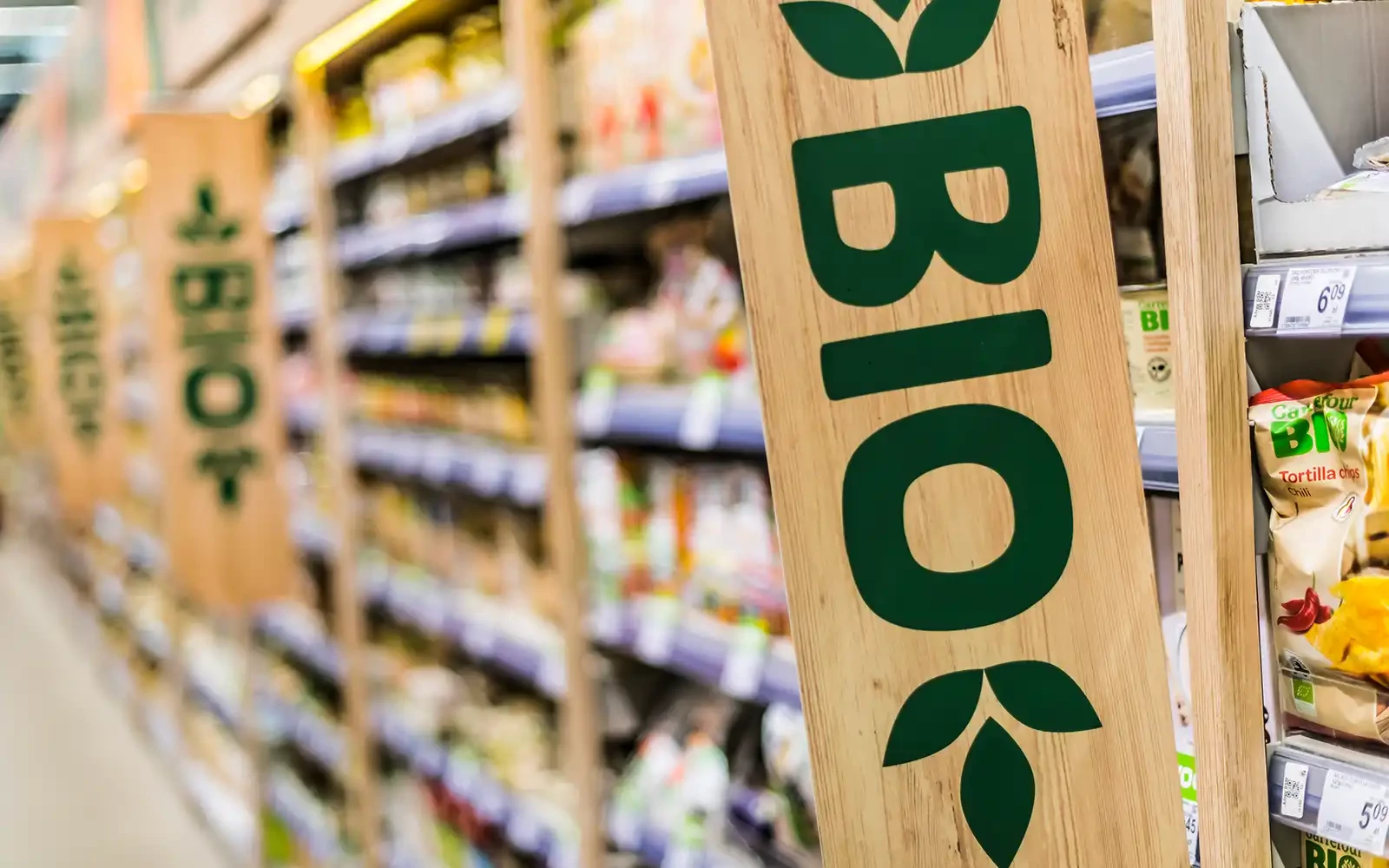 Bio in supermarkten: veel ambitie, weinig actie