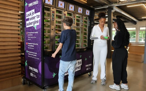 Snackmuur met linzen in plaats van kroket verovert scholen