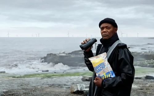 Vattenfall lanceert zeewiers­nack met Samuel L. Jackson
