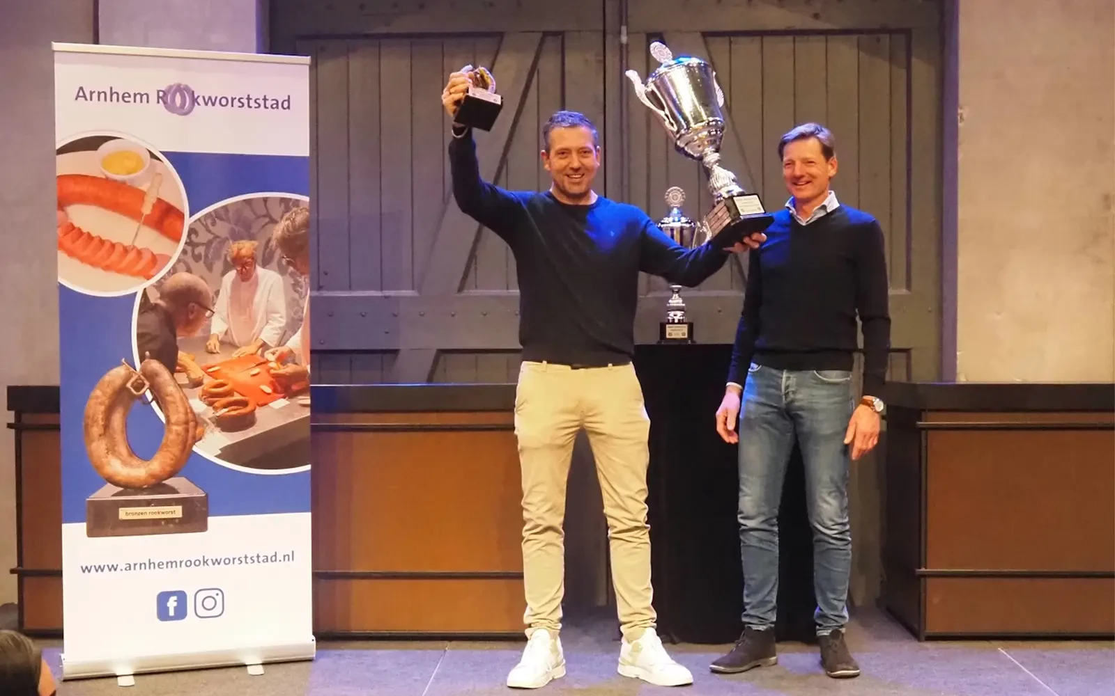 Putman uitgeroepen tot kampioen van 51e editie Arnhem Rookworststad