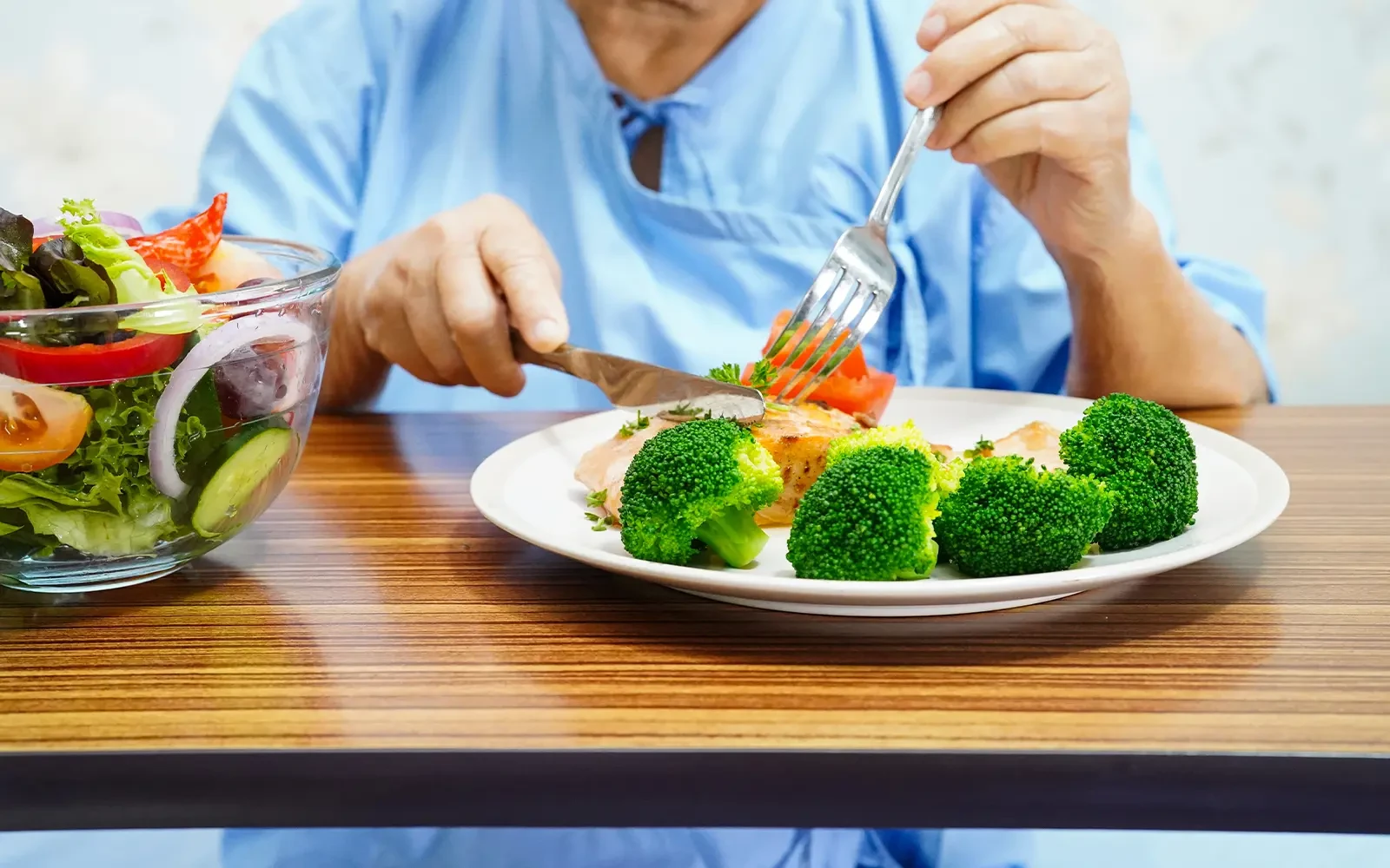 Voeding in de zorg: minder verspil­ling, meer plantaardig
