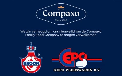 Compaxo wil Gepo Vleeswaren en Kroon Vleeswa­ren­fa­briek overnemen